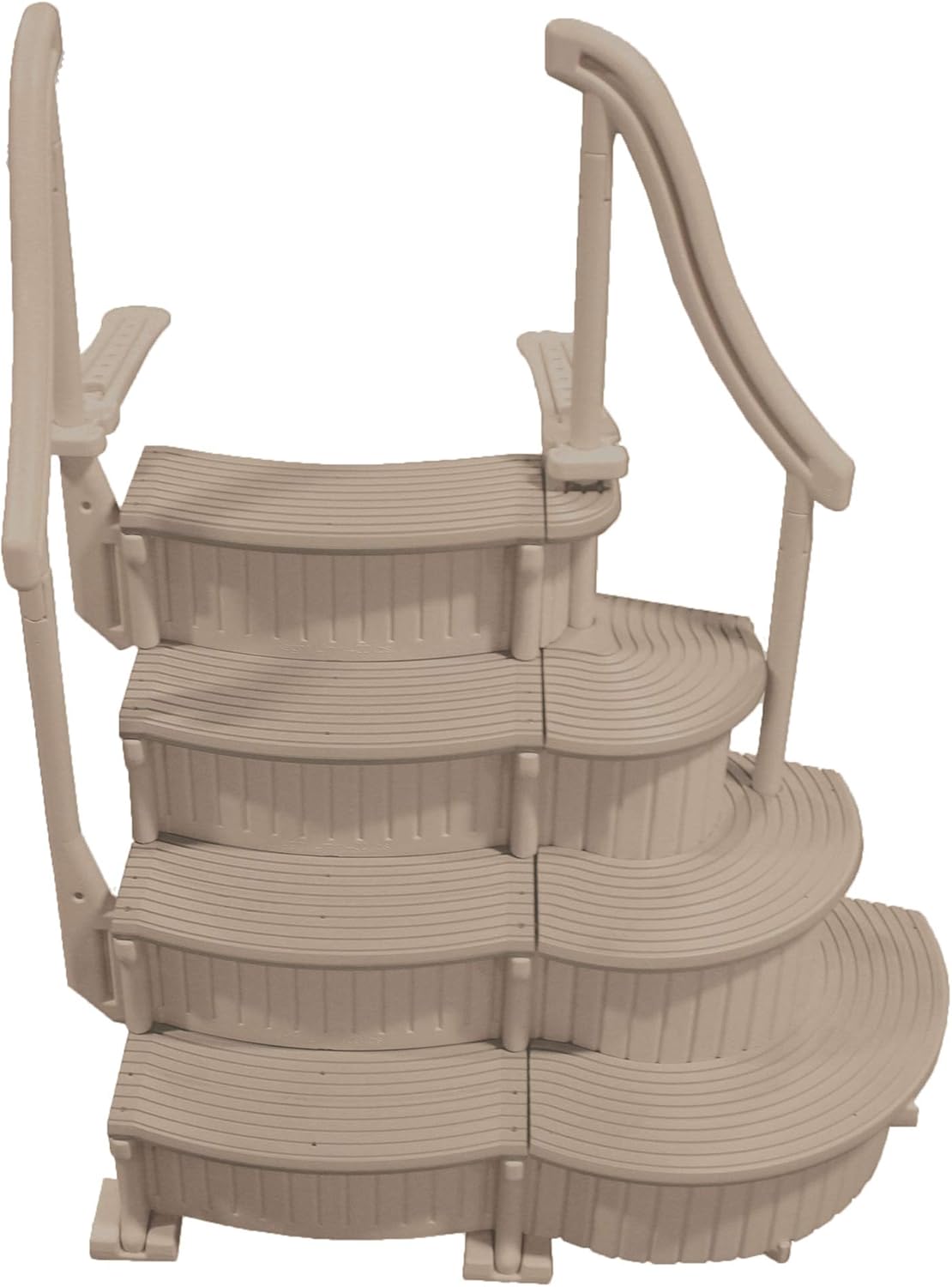 Confer Above Ground Swimming Pool Curve Base Steps - CCX-AG : Swimming Pool Ladders : Garden & Outdoor