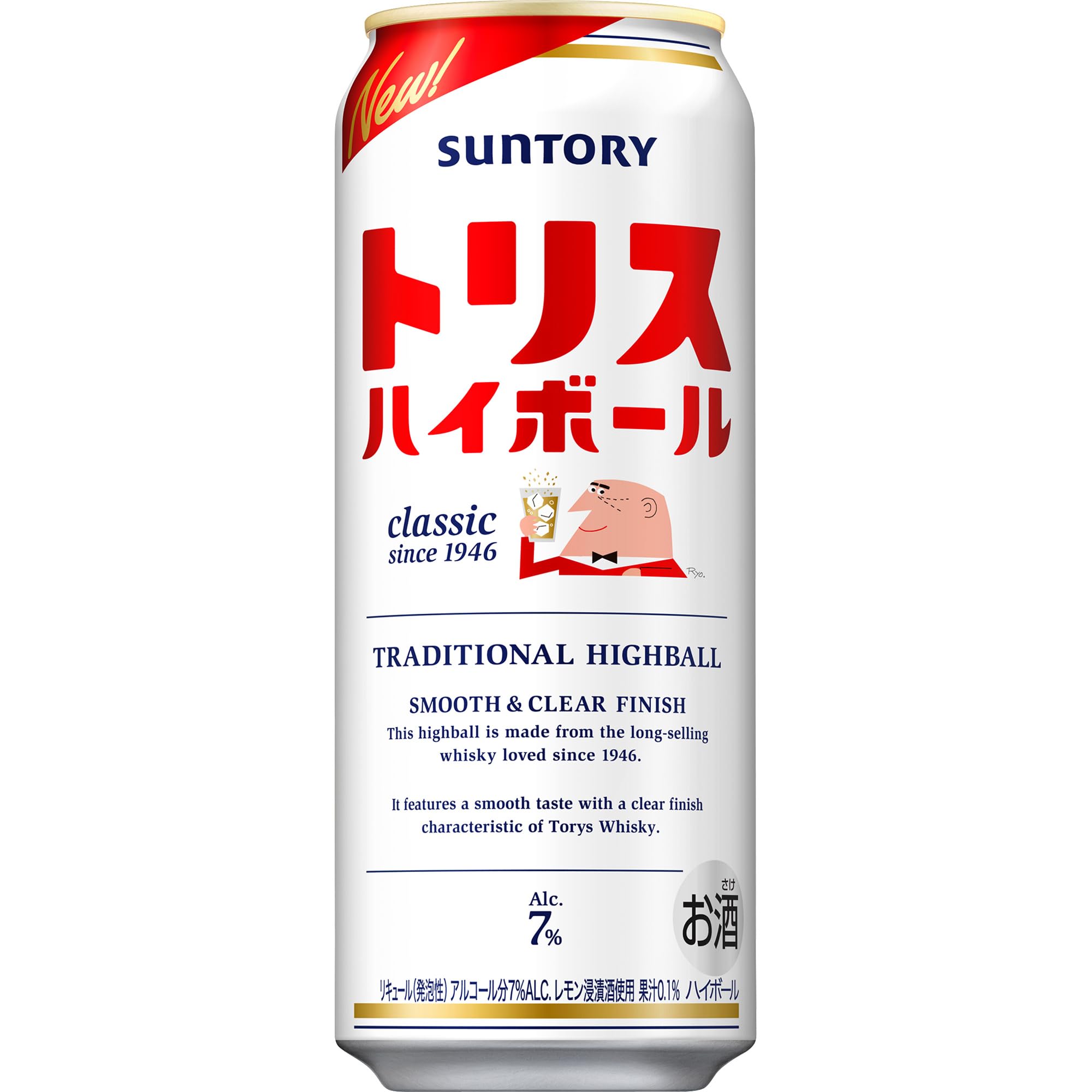 トリスハイボール 500ml×24缶 [サントリー ウイスキー 日本 ハイボール 缶]商品画像