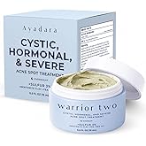 Cystic Acne Spot Cream Overnight Hormonal Acne-Prone Skin for Face & Body Sulfur Cream for Women Men & Teens Effective for Stubborn Breakouts 120 Uses