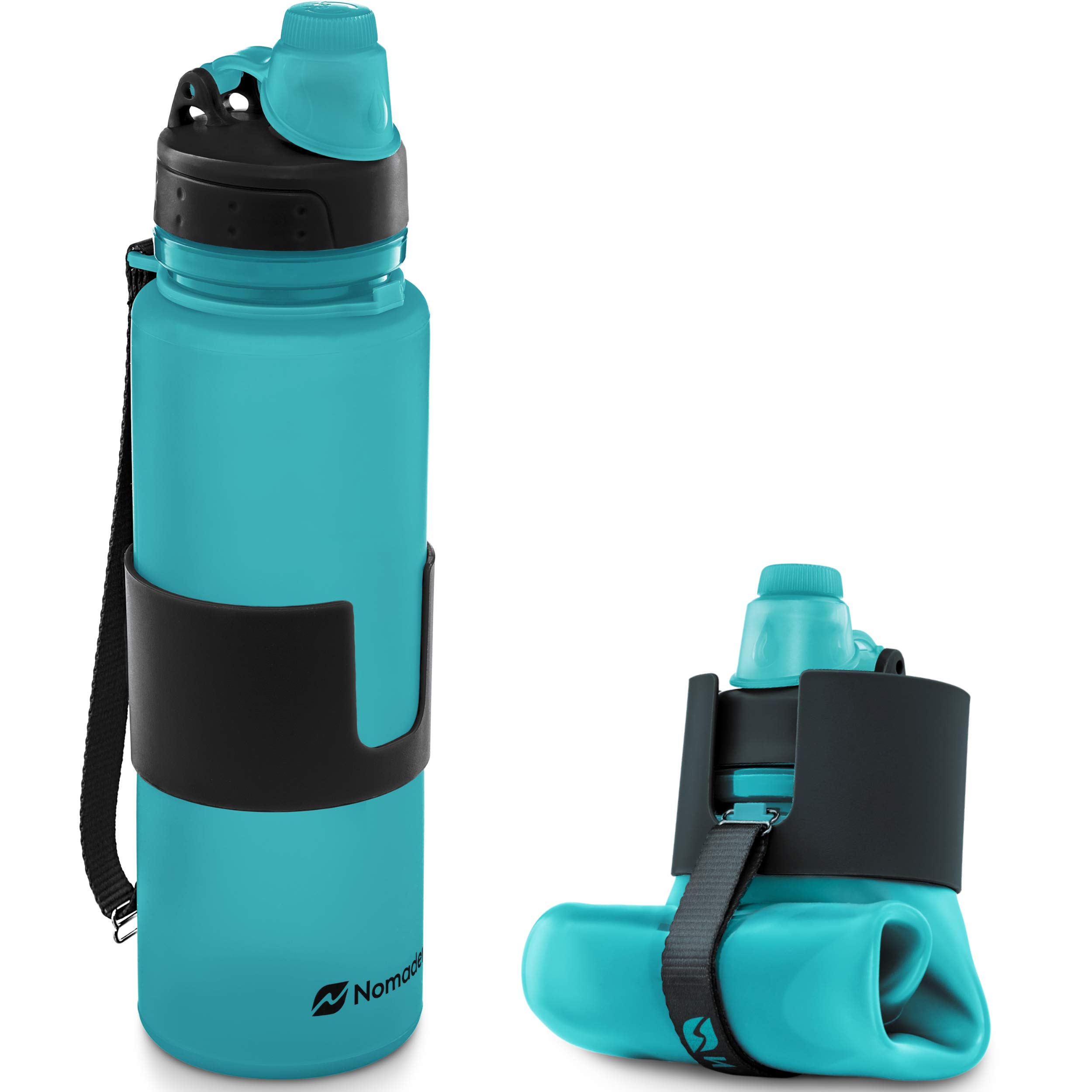 Nomader BPA-Free Collapsible Sports Water Bottle