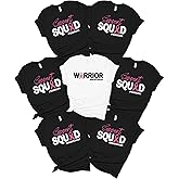 Breast Cancer Support Squad Shirt Custom Pink Ribbon Awareness Tee Warrior Breast Cancer Survivor Gift