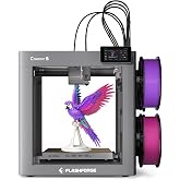 FLASHFORGE Creator 5 4-Toolhead Changer 3D Printer, Multi-Color &amp; Multi-Material Printing, Near-Zero Waste System, 7s FlashSwap, Clean Support Removal, CoreXY 600mm/s Auto Calibration FDM 3D Printer