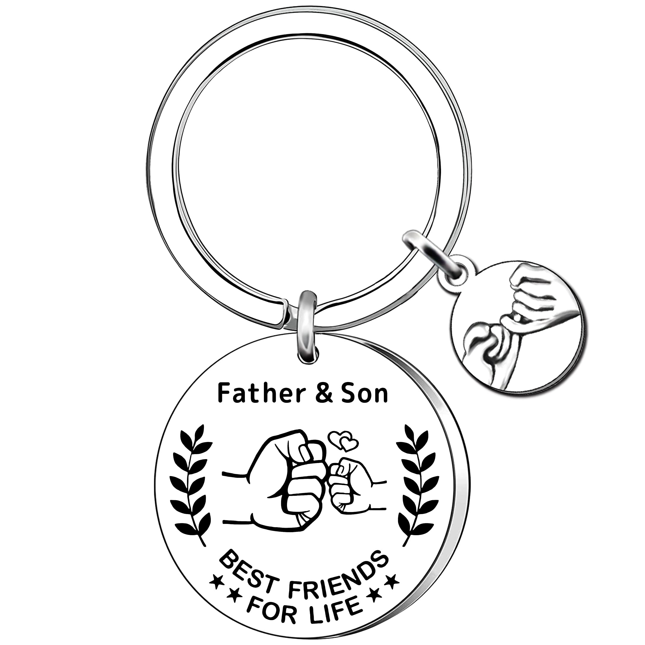 AMZQ Dad Gifts from Son Dad Birthday Gifts Keyring Christmas Father's Day Keyring Gifts