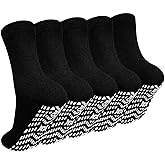 Artfasion Non Slip Socks Men: Women Grip Anti Slip Socks for Seniors Hospital Yoga Pilates