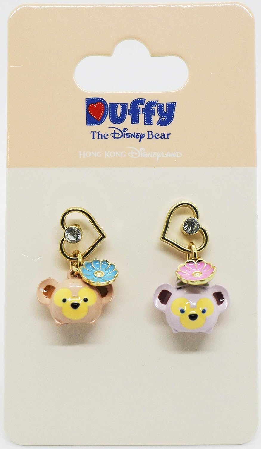 Amazon ディズニー ダッフィー シェリーメイ ピアス 香港ディズニーのお土産袋付き リボンとシールのラッピング済み おもちゃ雑貨 おもちゃ
