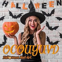 Halloween Press on Nails Medium Square Fake Nails