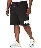 PUMA Big & Tall Big Logo 10" Fleece Shorts Cotton
