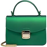 Clutch Purses for Women Jelly Small Crossbody Bags Formal Evening Bags Top Handle Purses for Women Mini Tote Bag