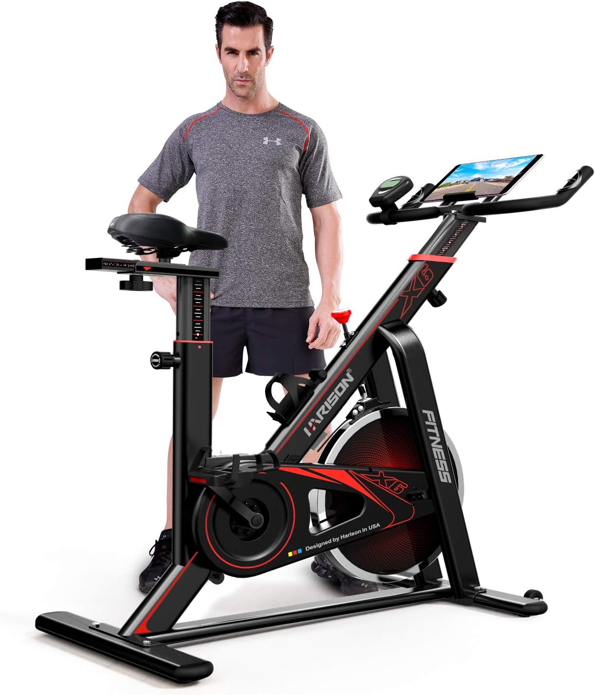 belt driven spin bike