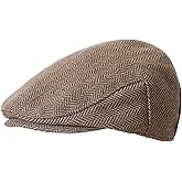 Vintage-Newsboy-Beret for Kids Cabbie-Hat Flat Tweed Pageboy Cap for Toddler-Girls-Boys Outdoor 4-9Y