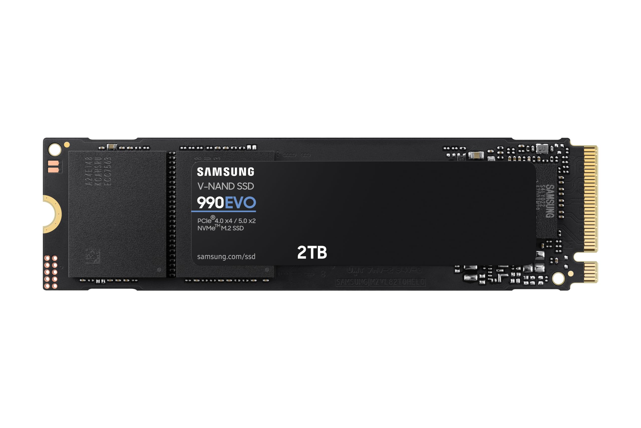 SAMSUNG 990 EVO SSD 2TB PCIe Gen 4x4 Gen 5x2 M 2 2280 NVMe Internal 