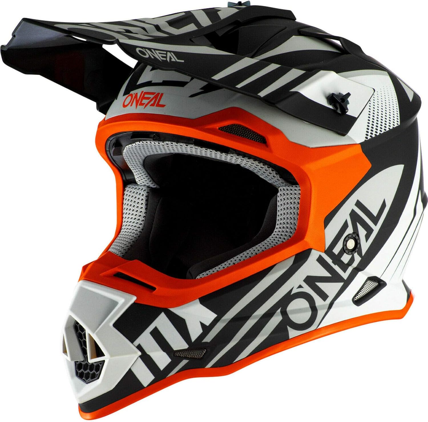 orange mx helmet