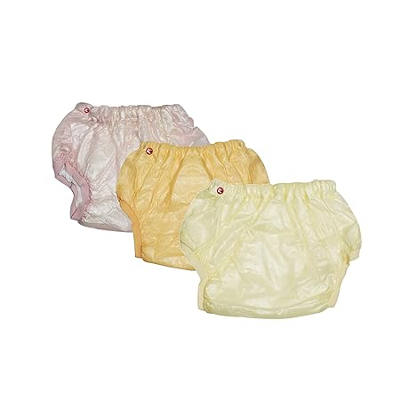 GURU KRIPA BABY PRODUCTS Presents Kids PVC Diaper Joker Padded Baby Nappy Panty Training Pants with Inner Cloth & Outer Plastic Reusable & Waterproof