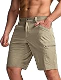 CQR Men's Quick Dry Stretch Hiking Cargo