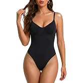herslims Tummy Control Bodysuit for Women, Seamless Sculpting Shapewear | Smooths your waist and helps hide lines under fitted outfits, with medium-firm hold in brief, thong, and mid-thigh cuts