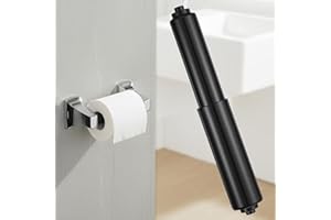 Toilet Paper Holder Spring Loaded Roller Replacement Rod, Universal Metal Toilet Paper Spindle Insert, Easy Install Bathroom 