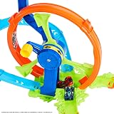 Hot Wheels Rapid Launch Loop Playset with 1:64 Die-Cast Car JBX65 view 7