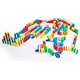 Bulk Dominoes Kinetic Domino Kit | Dominoes Set, STEM STEAM Small Toys, Family Games for Kids, Kids Toys and Games, Building, Toppling, Chain Reaction Sets (331pc)