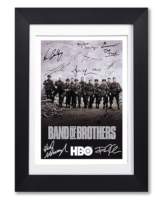 Band Of Brothers Cast Signed Autograph Autographed A4 Poster Photo Print Picture TV Show Series
