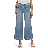 KUT from The Kloth Womens Meg High Rise Wide Leg with Patch Pockets