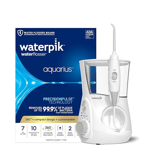 WATERPIK AQUARIUS WATER FLOSSER FOR TEETH CLEANING, GUMS,...