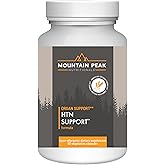 Mountain Peak Nutritionals HTN Blood Pressure Support Supplement for Heart & Circulation Health - Advanced Cardiovascular Formula with Rauwolfia, Hawthorn Berry, & Magnesium (90 Vegetarian Capsules)