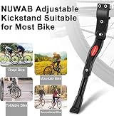 NUWAB Premium Bike Kickstand Aluminium Alloy Adjustable 24-28 inch view 6