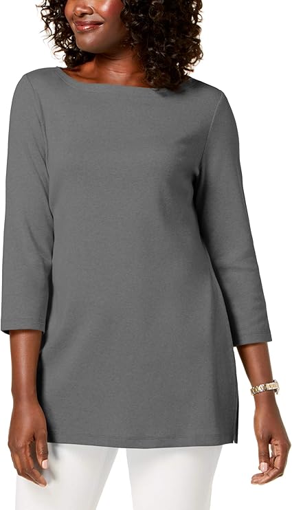 karen scott tunic tops