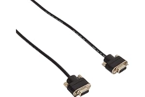 C2G 52180 Serial RS232 DB9 Null Modem Cable with Low Profile Connectors F/F, in-Wall CMG-Rated, Black (35 Feet, 10.66 Meters)