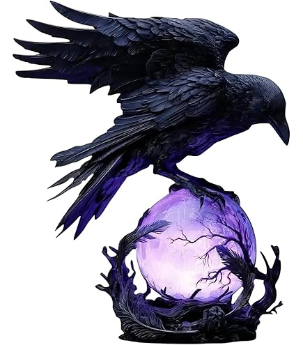 CaCaCook Bola De Cristal De Halloween Con Manos De Bruja – Plasma Mágico, Cambios De Color Y Efecto Táctil, Decoración 22x15x12 Cm