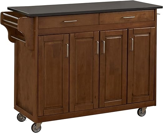 Amazon Com Home Styles Create A Cart Cottage Oak Four Door