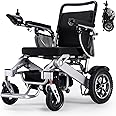POWET Electric Wheelchair, Foldable Portable Wheelchairs For - View #3