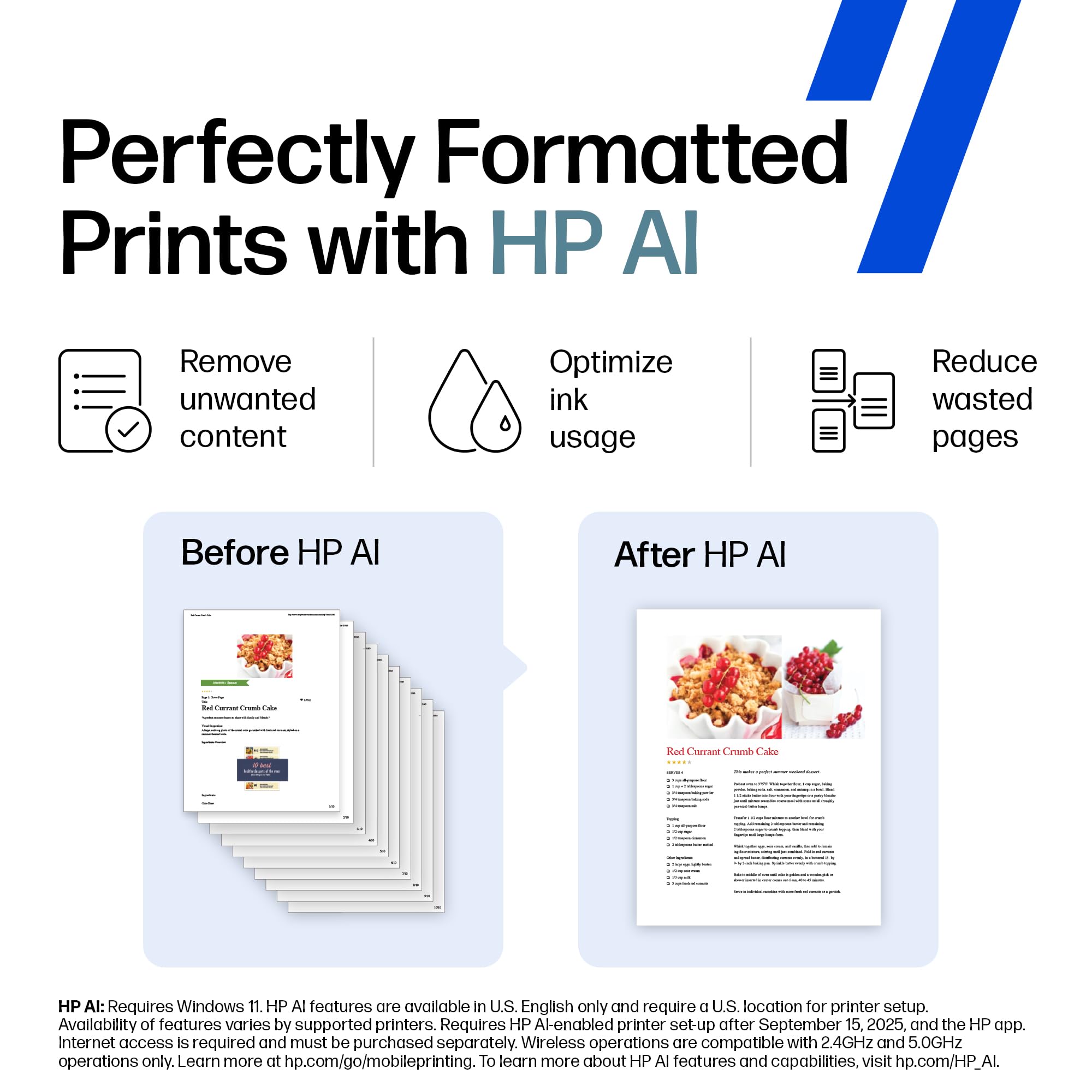 HP DeskJet 2855e Wireless All-in-One Color Inkjet Printer, Scanner, Copier, Best-for-home, 3 month Instant Ink trial included, AI-enabled (588S5A)