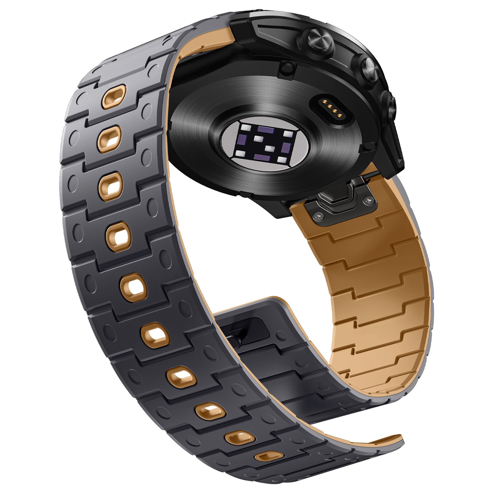 Bandletic Magnetic Bands Compatible with Garmin Fenix 5 6 7 Watch Band - 22mm Easy-Fit Durable Breathable Replacement Strap for Fenix 8 47mm/7 6 Pro/5 Plus/Forerunner 965/945/Approach S62/Instinct32
