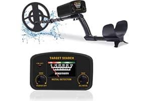 MeinWei Metal Detector for Adults Professional Waterproof 8'' Coil High Accuracy Gold Metal Detectors, Advanced DSP Chip, DISC & All Metal Mode, for Beach Detecting, Treasure Hunting