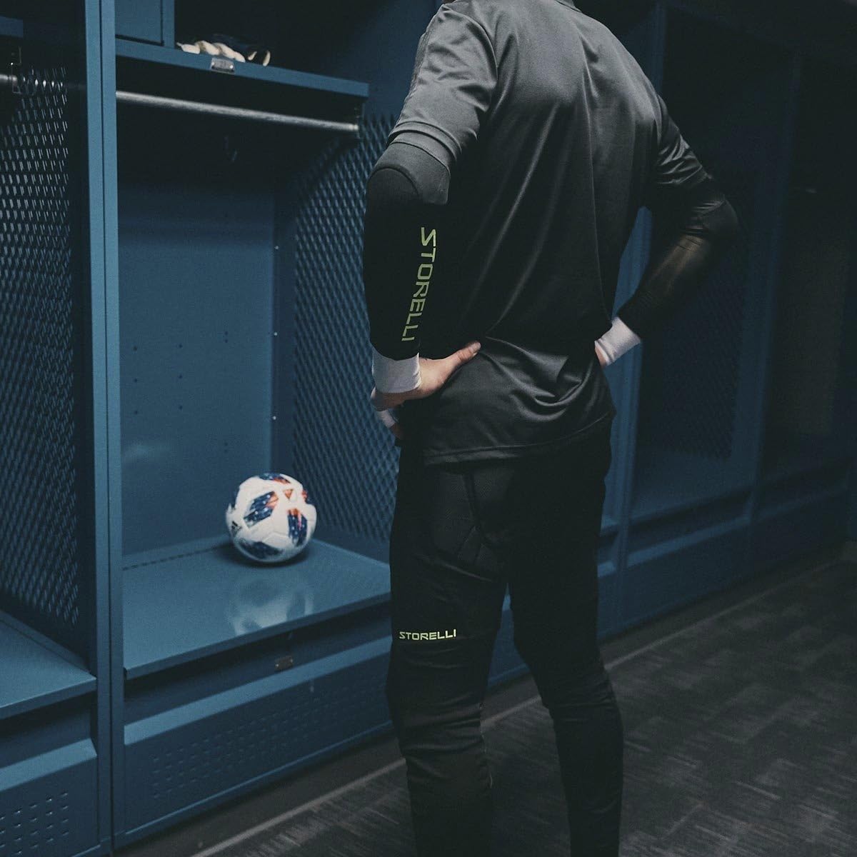 Storelli BodyShield Arm Guards | Protective Soccer Elbow Pads | Enhanced Arm Protection | Black | Medium : Sports & Outdoors