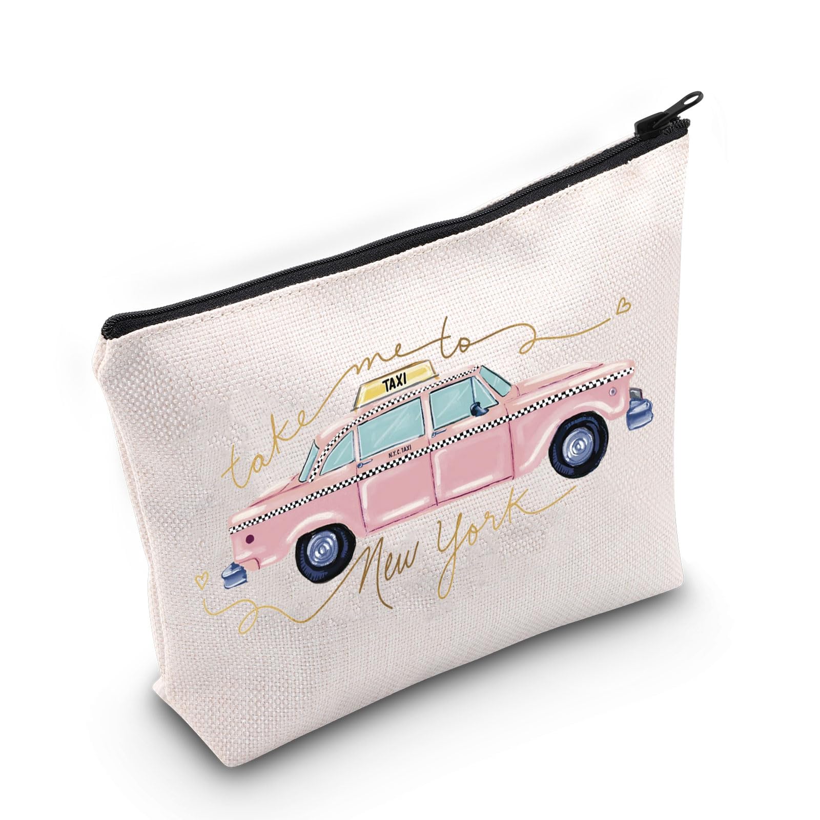 New York Vacation Gift NCY Bachelorette Party Favor Take Me to New York Zipper Pouch Makeup Bag (to New York EU)