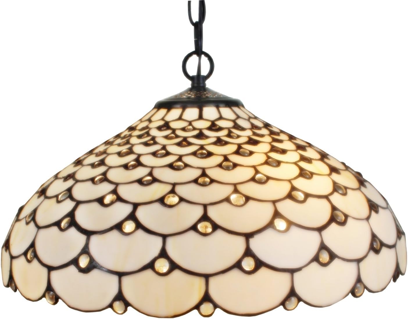 Best Amora Lighting Tiffany Style Chandelier