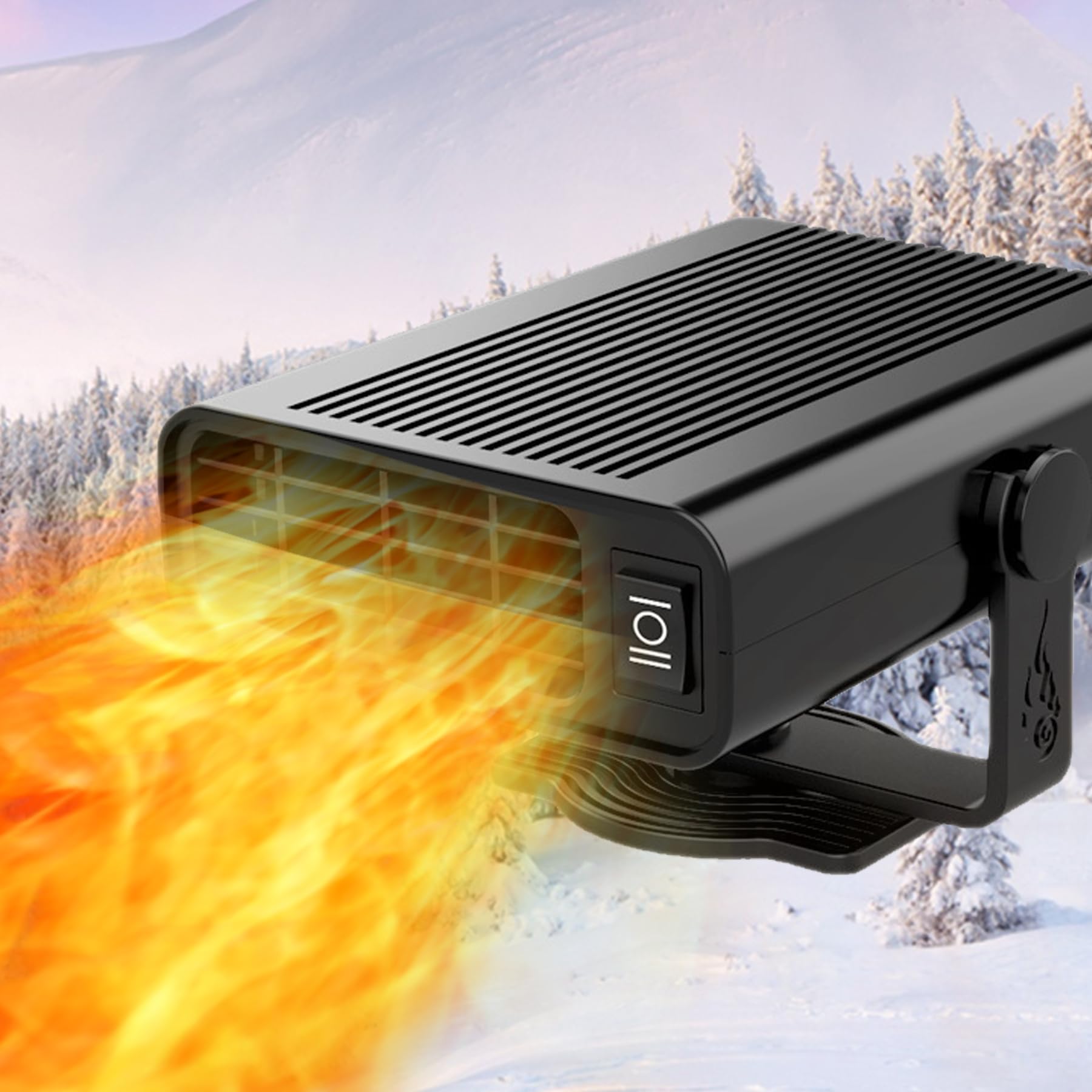 Photo 1 of ?New 2025?Portable Car Heater Fast Demisting Defroster, 12V 150W Automobile Heater Can Heat Rapidly in 60 Seconds with Heating & Cooling & Air Purify, Car Fan Windshield Defroster(Black) (LT-N208)