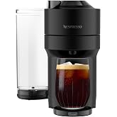 Nespresso Vertuo Pop+ Deluxe Pod Coffee & Espresso Machine Matte Black | By De'Longhi. Stylish compact one-touch machine, Cen