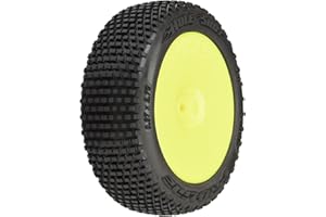 Pro-line Racing Hole Shot 3.0 Buggy Tires MTD Velocity Yellow Wheels for Arrma Typhon Grom PRO1031712