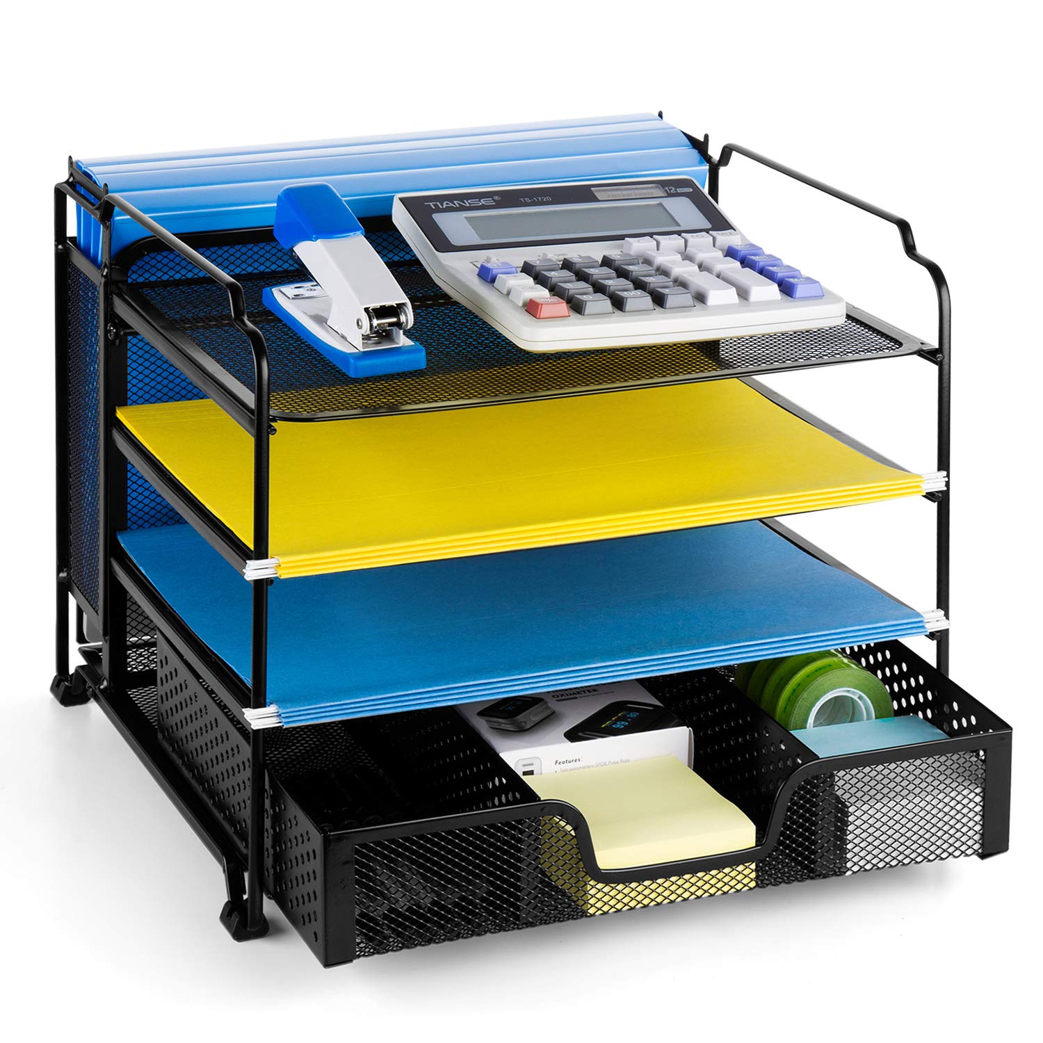 Office Supplies Desk Accessories Desk Organizer Mesh Drawer File