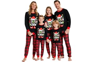 Onyagin Family Christmas Pajamas Matching Sets Holiday Pjs Sleepwear Cousins Crew Outfits For Women Men Adults Couples