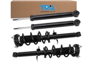 TRQ Front and Rear Complete Strut Assembly & Shock Absorber Kit Shock & Spring Strut Assembly Compatible with 2008-2012 INFINITI EX35 2013 EX37 2014-2015 QX50