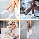 Scettar Moisturizing Foot Socks 4 Pairs Overnight Cotton Spa Socks Dry Feet view 7