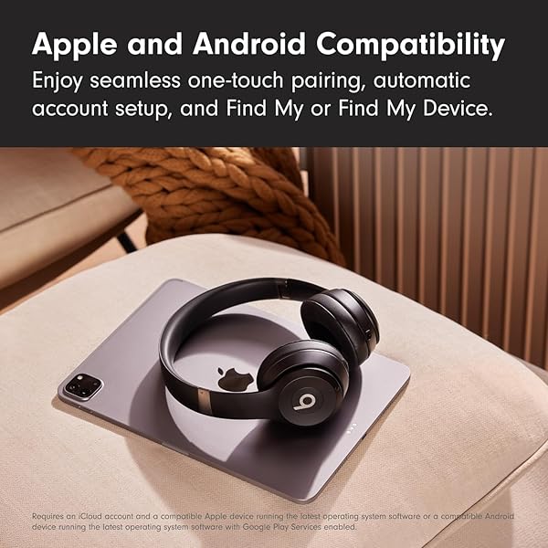 BEATS SOLO 4 – WIRELESS BLUETOOTH ON-EAR HEADPHONES, APPLE & ANDROID COMPATIBLE, UP TO 50 HOURS OF BATTERY LIFE – MATTE BLACK (RENEWED PREMIUM)