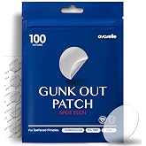 AVARELLE Gunk Out Pimple Patches for Face (100 COUNT), Blackhead &amp; Pore Extractor Pimple Patches | FSA HSA Acne Treatment Zit Patches For Face &amp; Hydrocolloid Cystic Acne Treatment