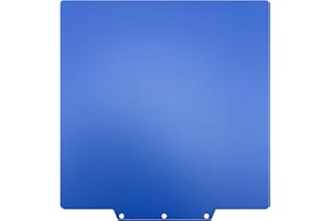 HIKUDIY 235x235mm Cold Build Plate, Double-Sided Textured Spring Steel Sheet for Adventurer AD5X/5M/5M Pro, Neptune 3 Pro/4, Ender 3/3 Pro/3 V2/3 S1, CR-20/20 Pro, Ender 5/5 Pro