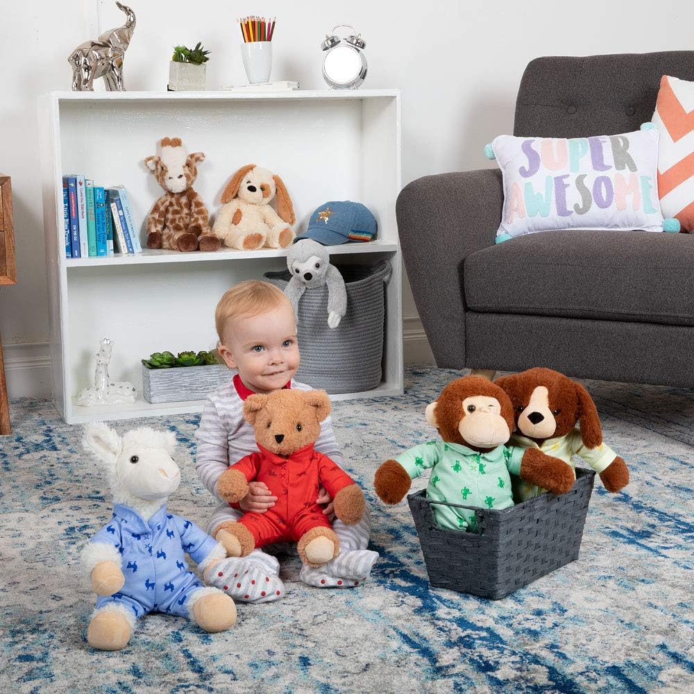 Vermont Teddy Bear Stuffed Monkey - Monkey Stuffed Animal, 13 Inch, PJ Pals: Toys & Games