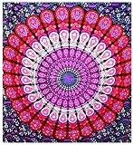 Tapestry Wall Hanging Mandala Tapestries Indian Cotton Bedspread Picnic Blanket Wall Art Hippie Tapestry Twin Size 86x56 Inches